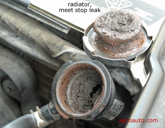Stop leak ruined this radiator and the heater core