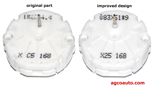 Substandard stepper motors cause erratic gauge operation