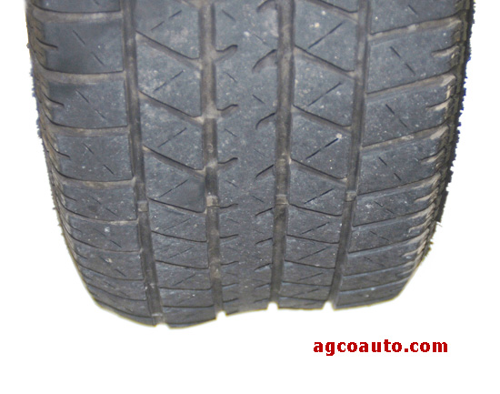 Tire tread with belt separation Tire tread with belt separation