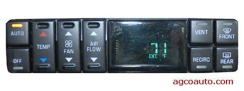 Climate control panel