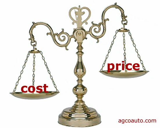 cost equals price, plus problems, plus what it takes to make it work, divided by how long it last
