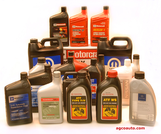 a few automatic transmission fluid types in use