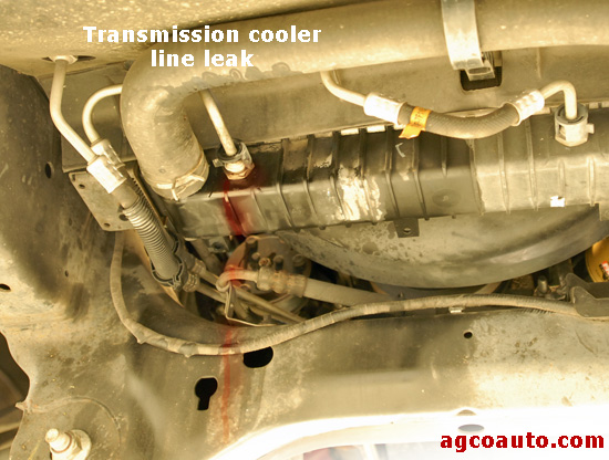 Cooler lines and the transmission cooler should also be insprected