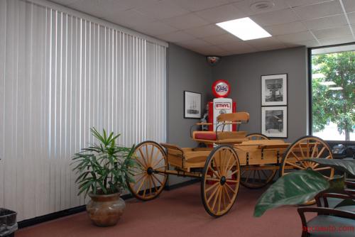 Hand built buckboard wagon