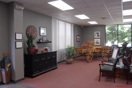 Coffee service area of client reception