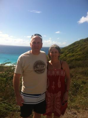 Ben & Kelly Kasler on St Martin Island