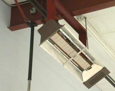 15. Infrared natural gas heating