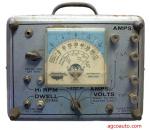 42a. Early automotive dwell, amp, tachometer instrument