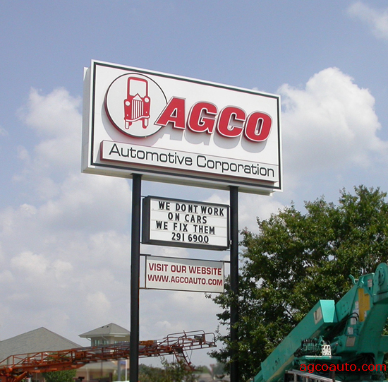 The AGCO Sign, Prior to August 2009