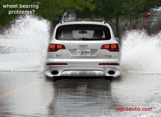 driving through high water often damages wheel bearings