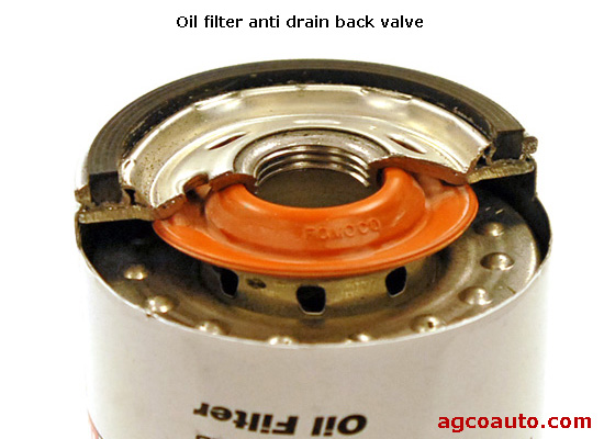 Quality OEM filter with the proper drain back valve