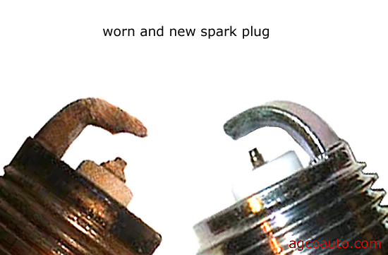 Spark plugs wear out with mileage and may not show symptoms