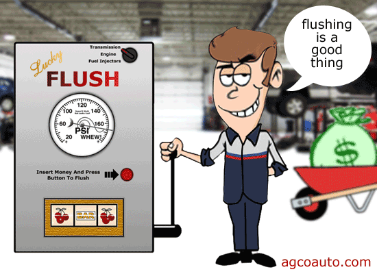 Flushes are only good for the shop's bottom-line