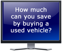 Compare the cost of a new and used vehicle purchase